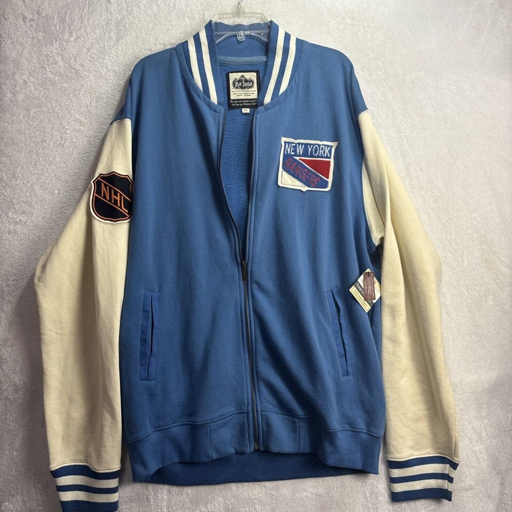 Red Pocket 2XL New York Rangers Jacket NHL Custom Made Product